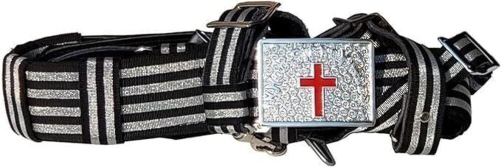 4313 MASONIC KNIGHTS TEMPLAR Ceremonial Sword Belt & Buckle for Sir Knight